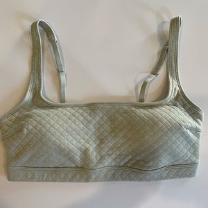 Gilly Hicks quilted fleece lounge bralette